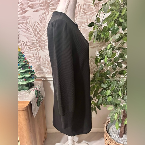 🆕 NWT BB Dakota Steve Madden The Scene Black Knit Sweater Dress Size XL - Picture 4 of 8